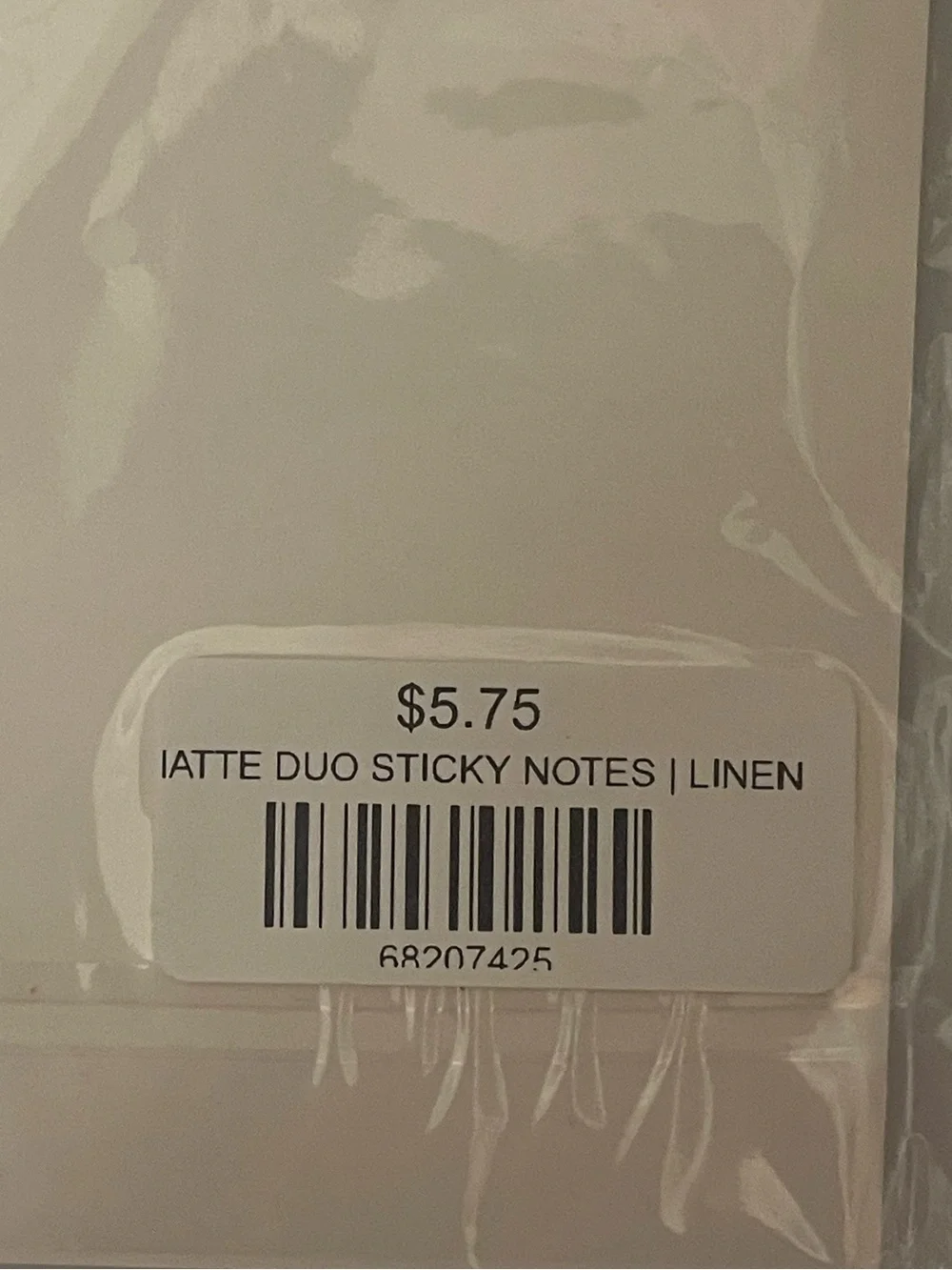 Exquis Creation Matte Duo Sticky Notes in “Linen”
